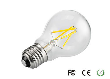 A60 6W E27 Dimmable LED のフィラメントの球根の高い明るさのセリウム/RoHS AC100V - 240V