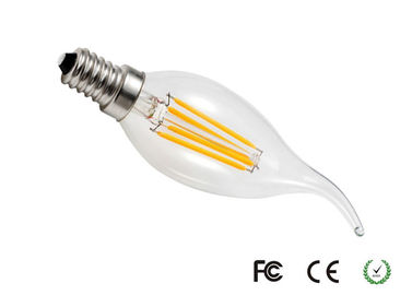 E12S 4W PFC 0.85 CRI 85 の蝋燭の電球の省エネのフィラメントの球根照明