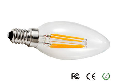 住宅の照明のための 4Watt C35 LED のフィラメントの蝋燭の球根の長い寿命
