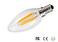 高性能 CRI 85 C35 LED のフィラメントの蝋燭の球根 LED のフィラメントの電球