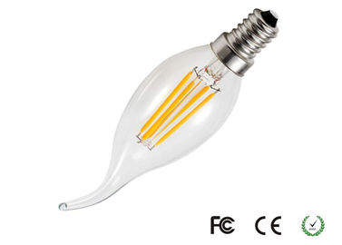 高性能 E12S 4W のフィラメント小さいねじ蝋燭の電球 35*120mm