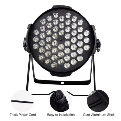 多明るさLEDの標準はDJ党結婚式のための180W RGB 54 LED 3Wをつける
