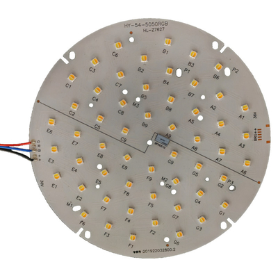 54*3W 白色 RGBW LED パールライト ステージ照明のためのアルミプレート