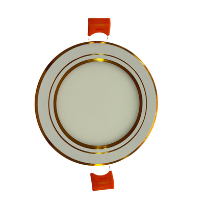 金のボーダーLED細いDownlight 720LM 200°ビーム角Φ120×H10mm 3000K