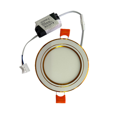 220V 9Wはベトナムのための金のボーダーとの細いDownlight 6000Kを導いた